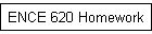 ENCE 620 Homework